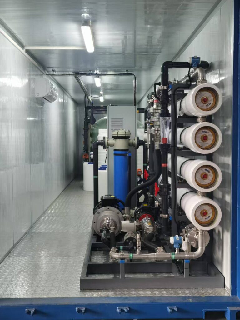 a container sea water desalination ro plant