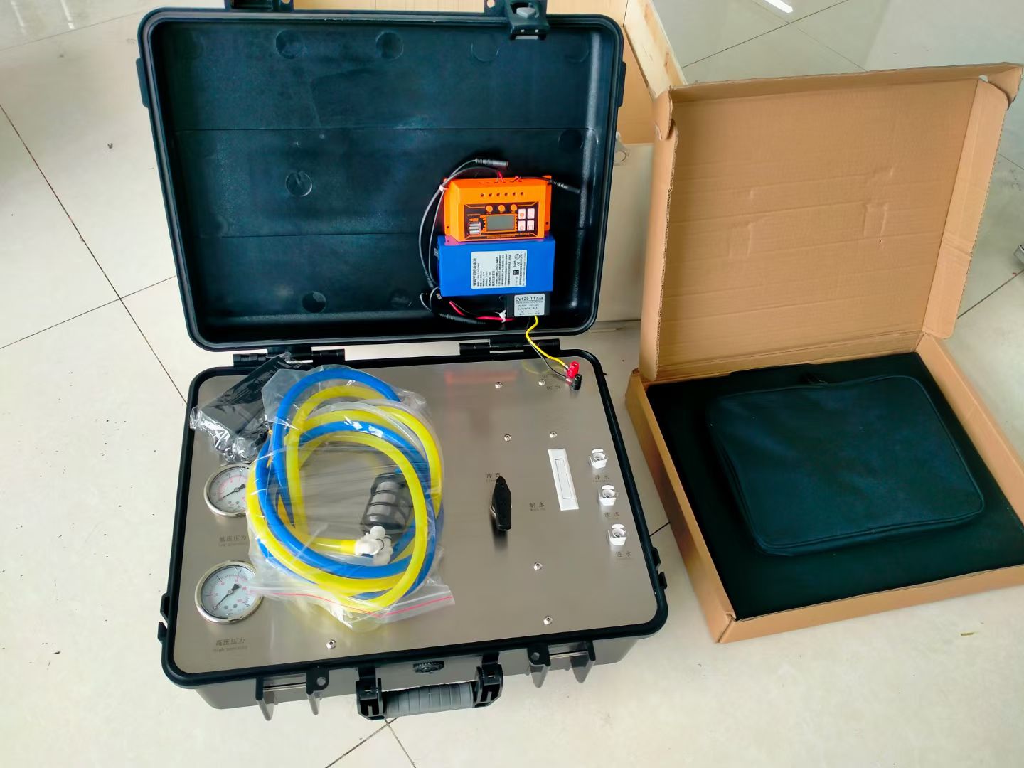 Internal RO components of portable seawater desalination system