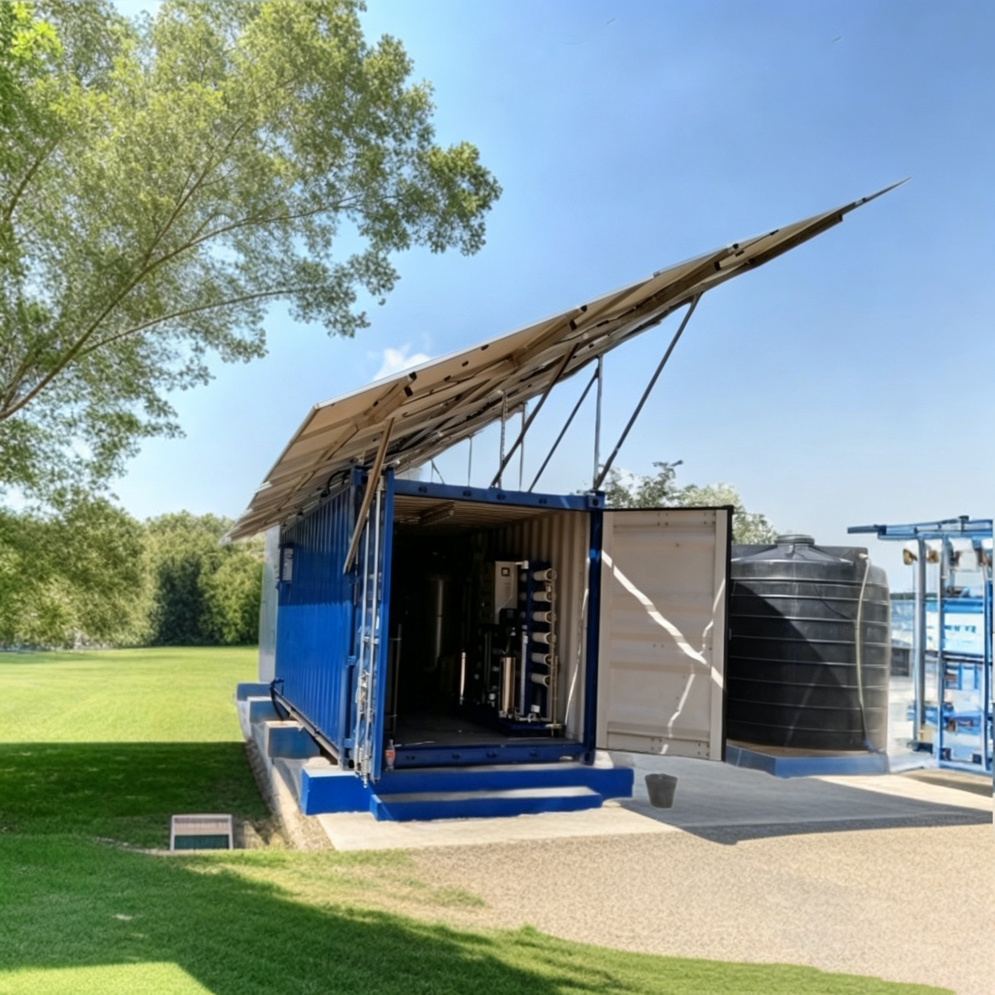 Containerized Seawater Desalination System SWRO Plant